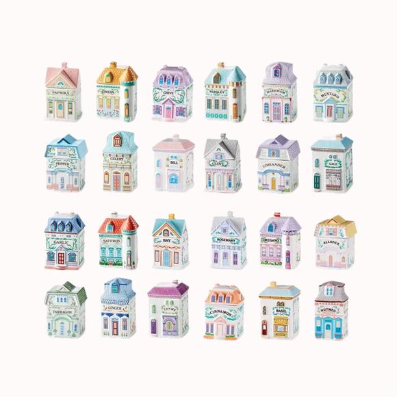 Lenox Spice Village 24 Piece Jar Complete Full Set 2024 Collection - NEW IN BOX - Picture 1 of 9